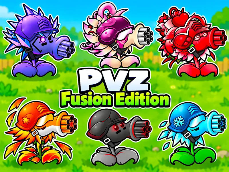 Plants vs Zombies Fusion Edition - Hybrid Lawn Defense